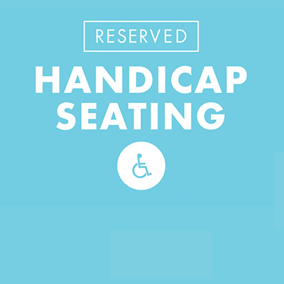 reserved handicap seating